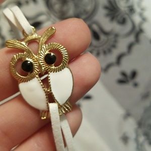 New Owl Bracelet in White
